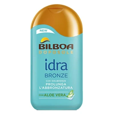 Abbildung von Bilboa After Sole Feuchtigkeitsspendende Hydrabronze, frische Wirkung, ideal für die Verlängerung der Bräunung, spendet Feuchtigkeit und macht Haut weich, alle Hauttypen, 200 ml