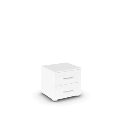 Abbildung von rauch Nachtkommode &quot;Pure by Aditio&quot;, im minimalistischem Design, 2 Schubladen mit Softclose Funktion
