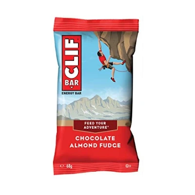 Abbildung von CLIF Bar Chocolate + Almond Fudge Energy Braun Rot, Energie und Proteinriegel, Größe One Size Farbe A