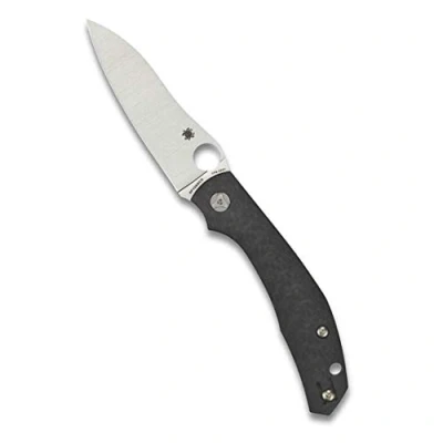 Abbildung von Spyderco C241CFP, Schwarz, Griff 12 cm