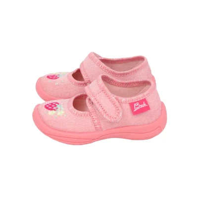 Abbildung von Beck Little Strawberry Hausschuh für Kinder, Größe: 24, Rosa Schuhe