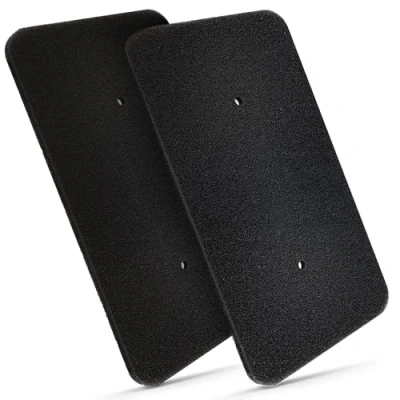 Abbildung von 2 Trocknerfilter 275x125x10mm Ersatz Wärmetauscherfilter 40006731 Passend für viele Modelle von Candy &amp; Hoover