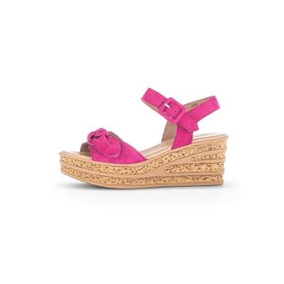 Abbildung von Gabor 44.653 Plateausandalette, Damen, Größe: 38, Pink Schuhe