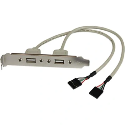 Abbildung von StarTech.com 2 Port USB A Slotblech Adapter (Buchse)