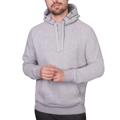 Abbildung von HRM Unisex 903 Kapuzenpullover, grau meliert, 6XL