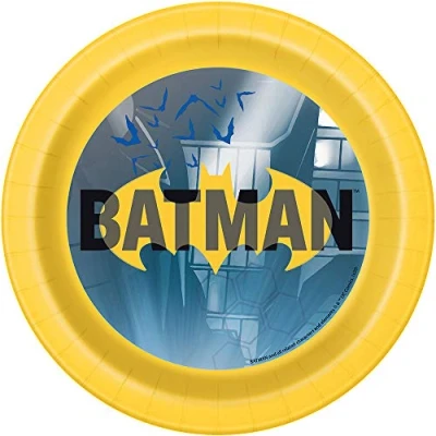 Abbildung von Platte Batman 17 cm 8 Stücke