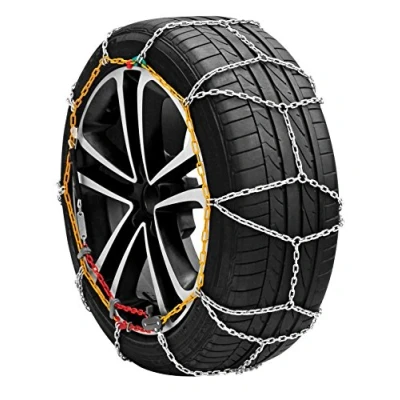 Abbildung von Schneeketten 9 mm Gruppe 4 Größe 165/65 R14 Zulassung Onorm 5117, TÜV, GS