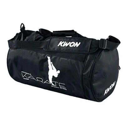 Abbildung von Kwon Trainingstasche Karate, schwarz, 48 x 24cm, 5016003