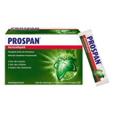Abbildung von Prospan Hustenliquid im Portionsbeutel 21X5 ml