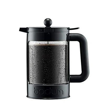Abbildung von Bodum k11683 01 Bean Kaffeebereiter Eiskaffee Kunststoff schwarz 12,5 x 20 22,7 cm 1,5 l