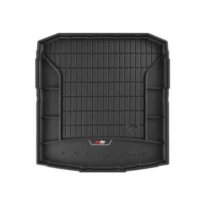 Abbildung von FROGUM ProLine 3D Gummimatte Exklusive Auto Kofferraummatte Kofferraumwanne mit Logo für Skoda Octavia IV ab 2019 Bequemer Organiser Die höchsten Kanten Elegantes Design
