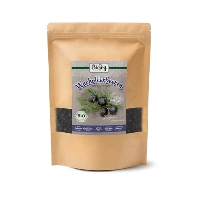 Abbildung von Biojoy BIO Wacholderbeeren (500 g), getrocknet und ganz, ohne Zusätze (Juniperus communis)