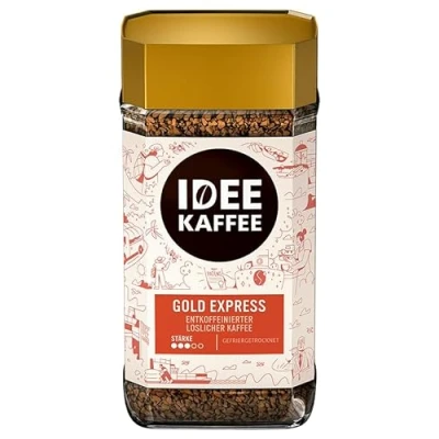 Abbildung von Instantkaffee GOLD EXPRESS entkoffeiniert von Idee Kaffee, 200g