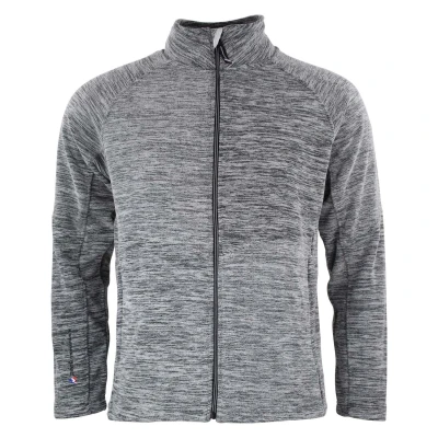 Abbildung von Peak Mountain Croco Fleecejacke, Herren, Größe: XL, Gris clair