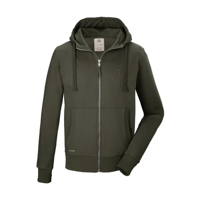 Abbildung von G.I.G.A. DX by killtec Sweatjacke &quot;GS 8 MN SWT JCKT GOTS&quot;, GOTS zertifizierte Bio Baumwolle, Carbon Finish, lässiger Look