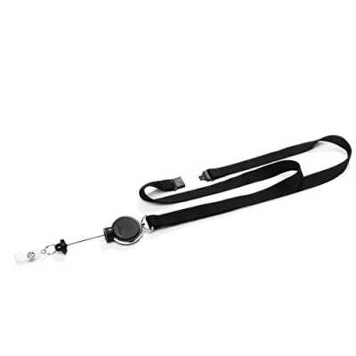 Abbildung von Durable Textilband mit Jojo Extra Strong für Kartenhalter 80cm schwarz