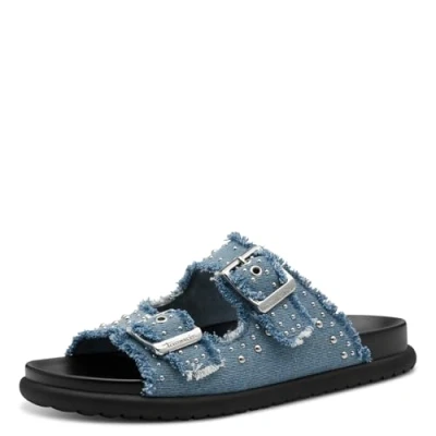 Abbildung von Tamaris Pantolette Damen Flach blau,EU 37