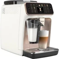 Abbildung von Philips Kaffeevollautomat EP5543/80 5500 Series, 20 Kaffeespezialitäten (heiß oder eisgekühlt), LatteGo Milchsystem, SilentBrew Technologie, Weiß, rosa lackiert