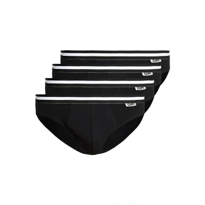 Abbildung von DIM Ecodim Brief 4 PACK Slip, Herren, Größe: XL, Black