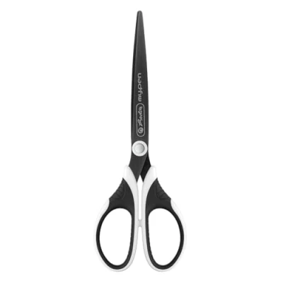 Abbildung von herlitz 50027194 Schere my.pen, für Linkshänder, schwarz/weiß, 1 Stück