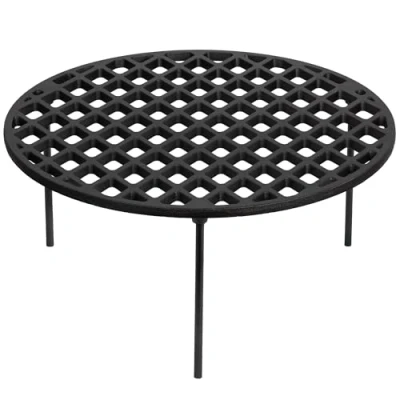 Abbildung von BBQ Toro Gusseisen Grillrost Ø 45 cm mit 3 Beinen rund Dutch Oven Untersetzer, Grill Zubehör Dreibein, Grillgitter, Gussrost, Topfständer, Gitterrost, Feuergitter, Grillplatte, Gusseisenrost
