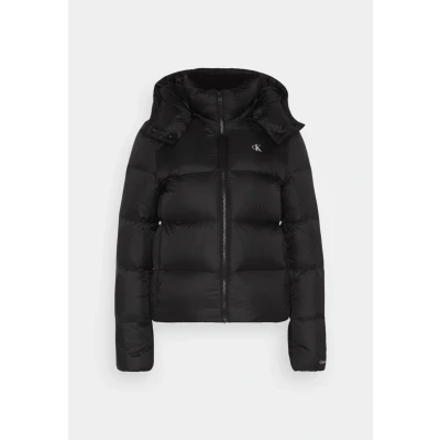 Abbildung von Calvin Klein Jeans Archetype Short Puffer Daunenjacke, Damen, Größe: XXL, Black