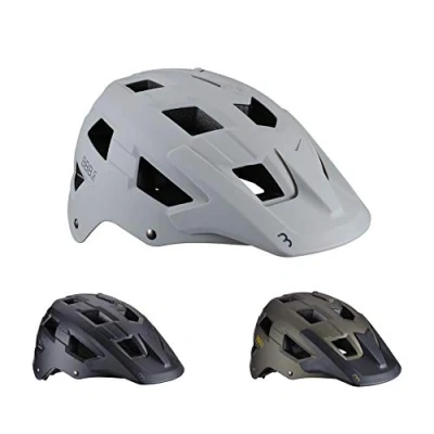 Abbildung von BBB Cycling Fahrradhelm Großen Visier und KameraHalterung Helm MTB, Matt Weiß, M (54 58cm)