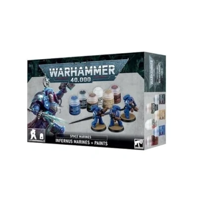 Abbildung von Games Workshop Spielfigur Space Marines: Infernus Marines + Farbset