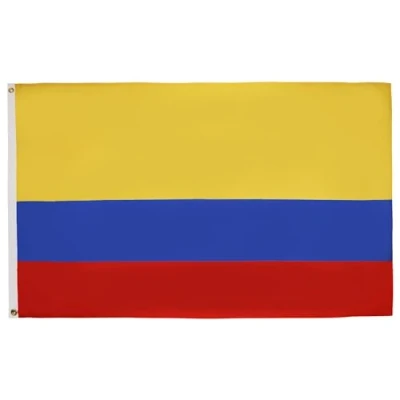 Abbildung von AZ FLAG Flagge Kolumbien 150x90 cm Kolumbianische Fahne 100% Polyester mit Messing Ösen 110g