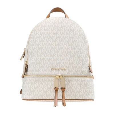 Abbildung von Michael Kors RHEA ZIP BACK PACK Tagesrucksack, Damen, Größe: One Size, Vanilla