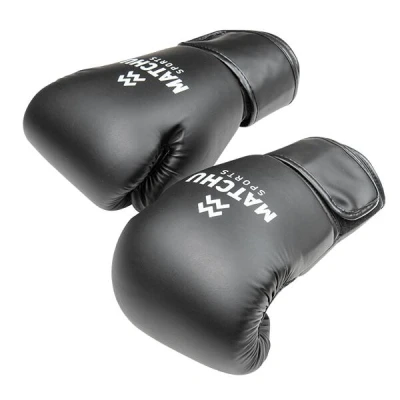 Abbildung von Boxhandschuhe 12/14/16 OZ Erwachsene Schwarz
