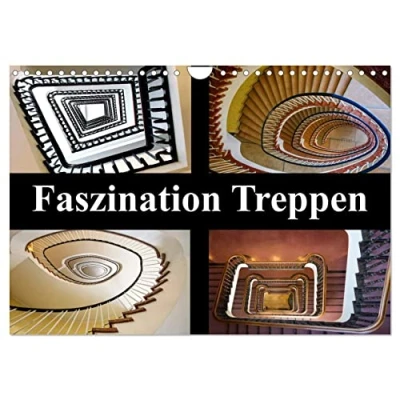 Abbildung von Faszination Treppen (Wandkalender 2025 DIN A4 quer), CALVENDO Monatskalender