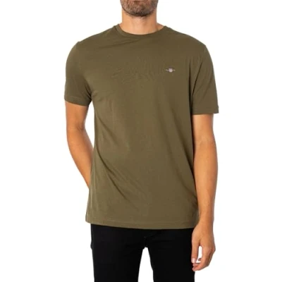 Abbildung von GANT REG Shield Tshirt basic, Herren, Größe: 4XL, Juniper green