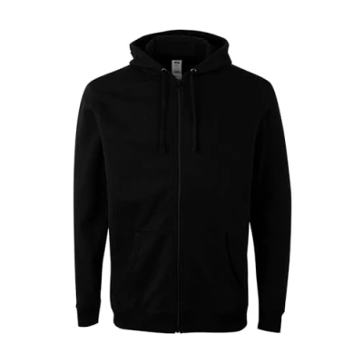 Abbildung von Mukua Unisex Sf270u Kapuzenpullover mit Reißverschluss, Schwarz, XXX Large