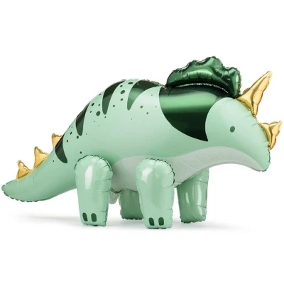Abbildung von partydeco Luftballon, Folienballon Dinosaurier Triceratops 93x49cm Grün