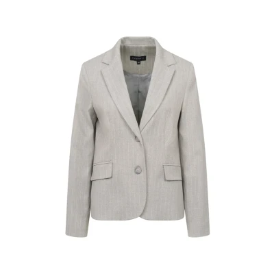 Abbildung von bugatti MIT Streifen Blazer, Damen, Größe: 34, Grau