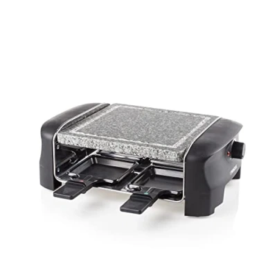 Abbildung von PRINCESS Raclette, 600 W, Stonegrillparty Tischgrill 2 4 Personen Gerät heißer Stein Platte