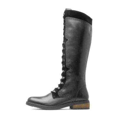 Abbildung von Hush Puppies Damen Rudy Hohe Stiefel, Schwarz (Black Black) , 41 EU