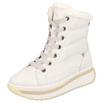 Abbildung von Rieker Evolution Snowboot/Winterstiefel, Damen, Größe: 41, Weiss Schuhe