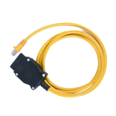 Abbildung von enet OBD2 OBDii RJ45 Kabel Ethernet zu OBD Kompatibel mit BMW F/G Serie bimmercode bootmod3 ista