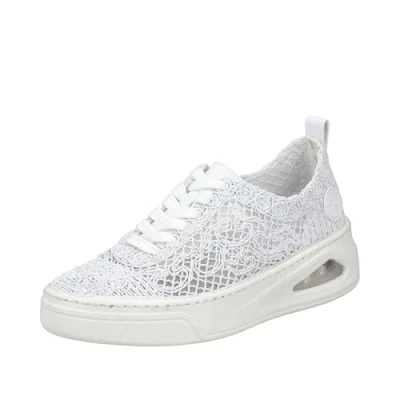 Abbildung von Rieker Sneaker LOW low, Damen, Größe: 40, Weiss Schuhe