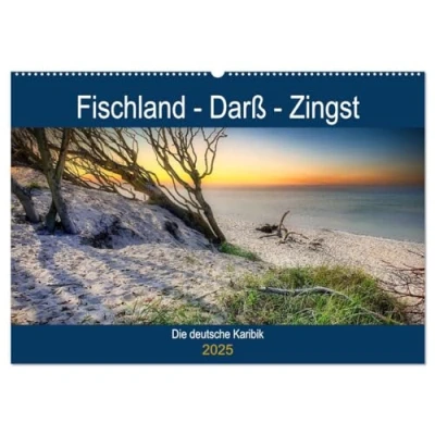 Abbildung von Fischland Darß Zingst (Wandkalender 2025 DIN A2 quer), CALVENDO Monatskalender