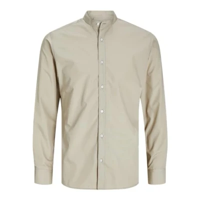 Abbildung von Jack &amp; Jones Jjjoe Shirt Plain MAO Hemd, Herren, Größe: Large, Pure cashmere