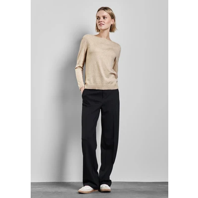 Abbildung von Street One Kuscheliger Strickpullover, Damen, Größe: 34, Beige