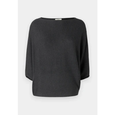 Abbildung von JDY Behave Batsleeve Strickpullover, Damen, Größe: XS, Dark grey melange