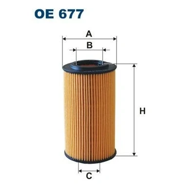 Abbildung von FILTRON OE 677 Ölfilter Filtereinsatz CHRYSLER: PT Cruiser Kombi