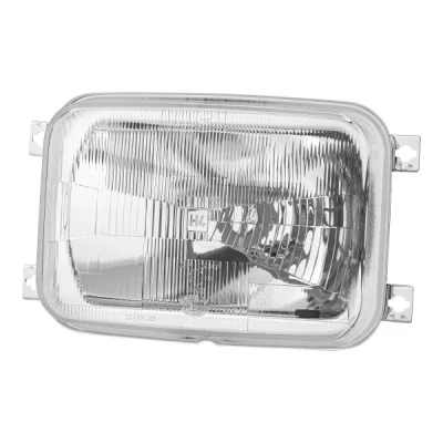 Abbildung von HELLA 1AG 004 679 041 Scheinwerfer links, rechts H4 Halogen 24 mit Abblendlicht, Fernlicht für Rechtsverkehr ohne Blinkleuchte