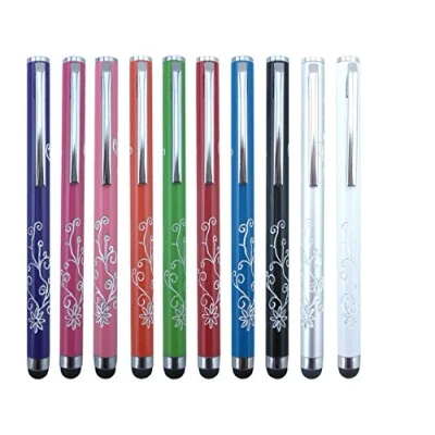 Abbildung von Touch Pen Stift Gravur Blume UNIVERSAL für Samsung 3 4 5 6 7 Mini Edge, iPhone s, HTC, LG, Sony
