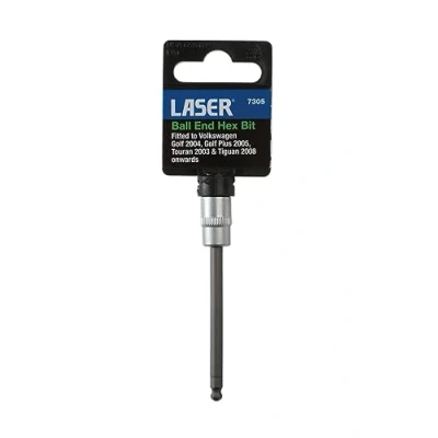 Abbildung von Laser 7305 Ball End Hex Bit Socket 1/4&quot;D 4mm