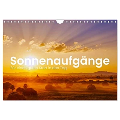 Abbildung von Sonnenaufgänge Für einen guten Start in den Tag. (Wandkalender 2025 DIN A4 quer), CALVENDO Monatskalender